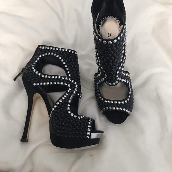 Studded Black Heels from Bebe - Picture 4 of 6